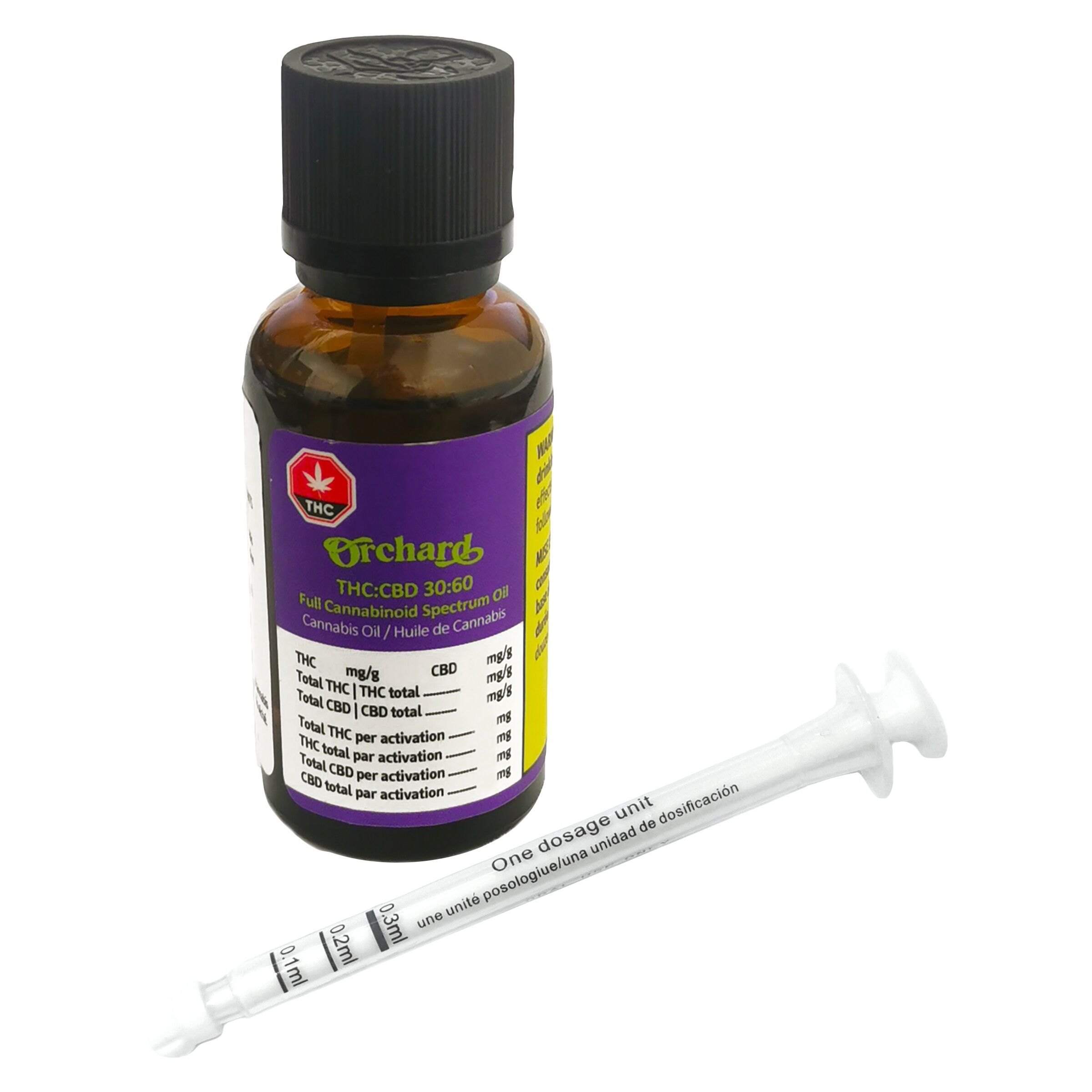 THC:CBD 30:60 Full Cannabinoid Spectrum Oil