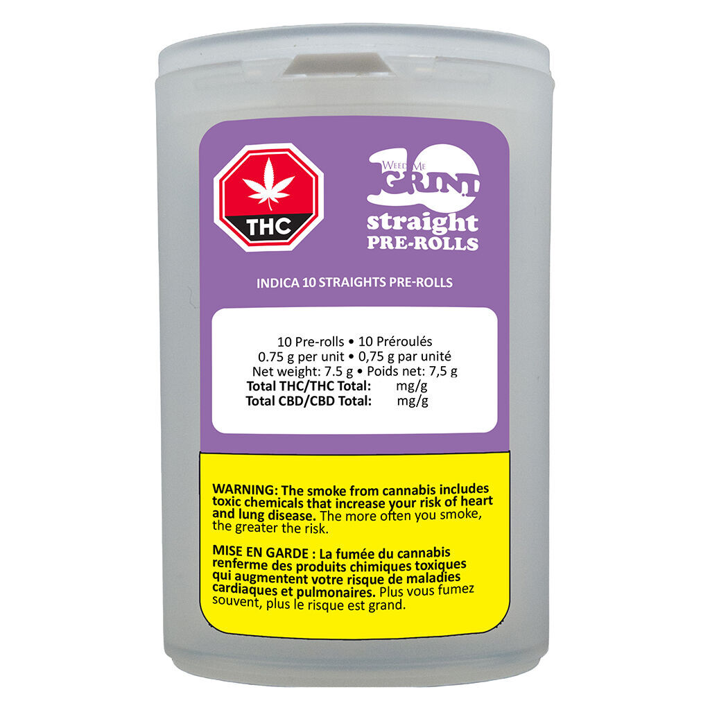 Indica Straights Pre-Roll