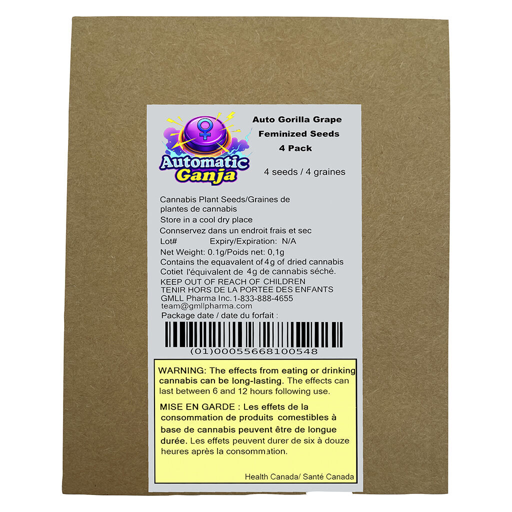 Auto Gorilla Grape Feminized Seeds
