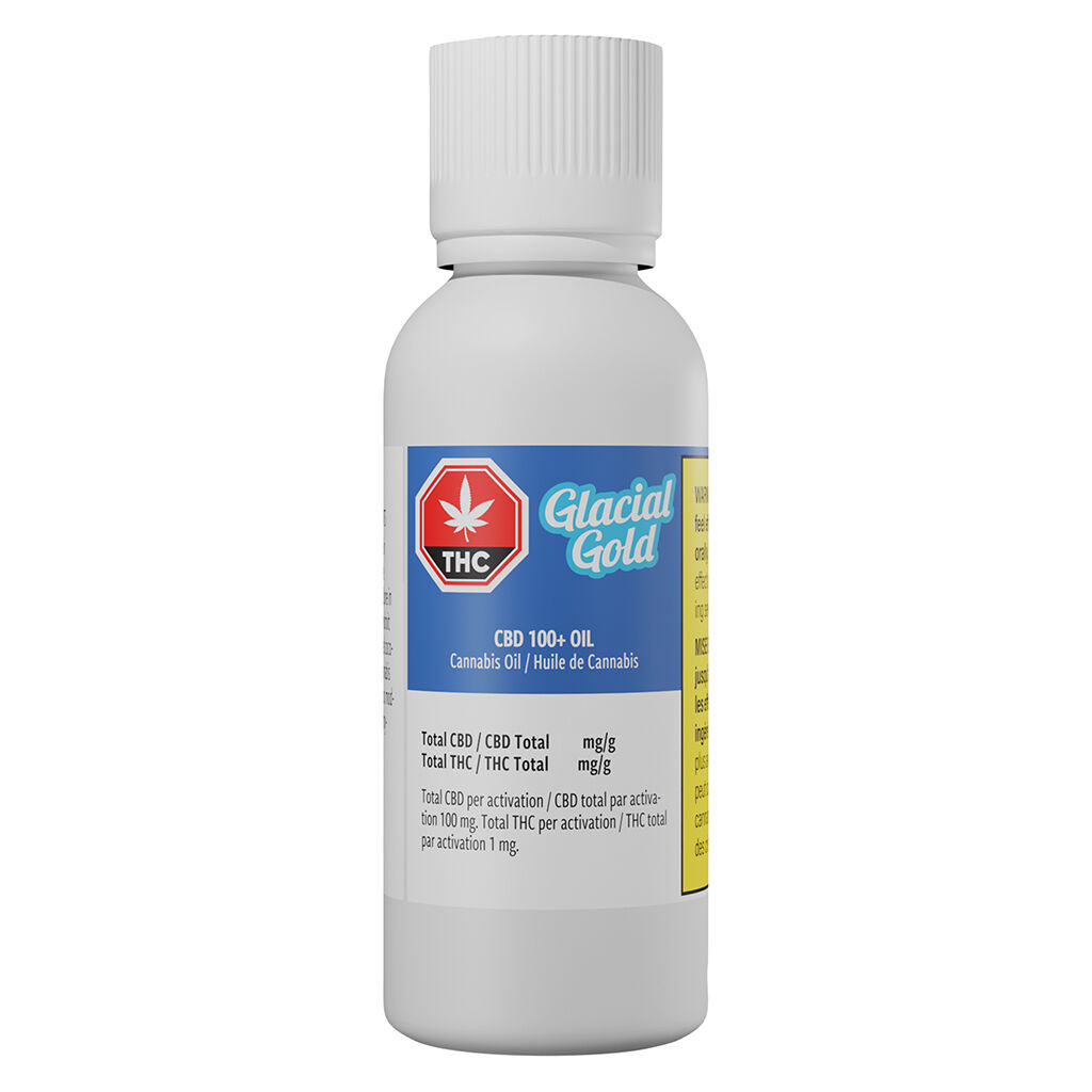 Glacial Gold - CBD 100+ Oil