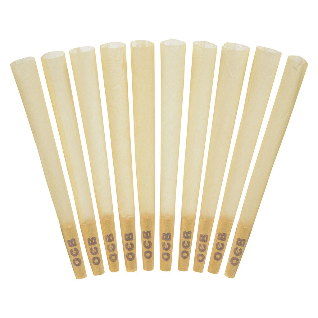 OCB - Virgin Unbleached Cones KS - 10 pack
