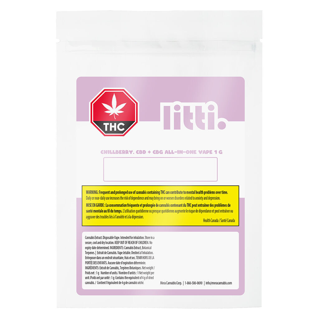 Chillberry CBD + CBG All-In-One