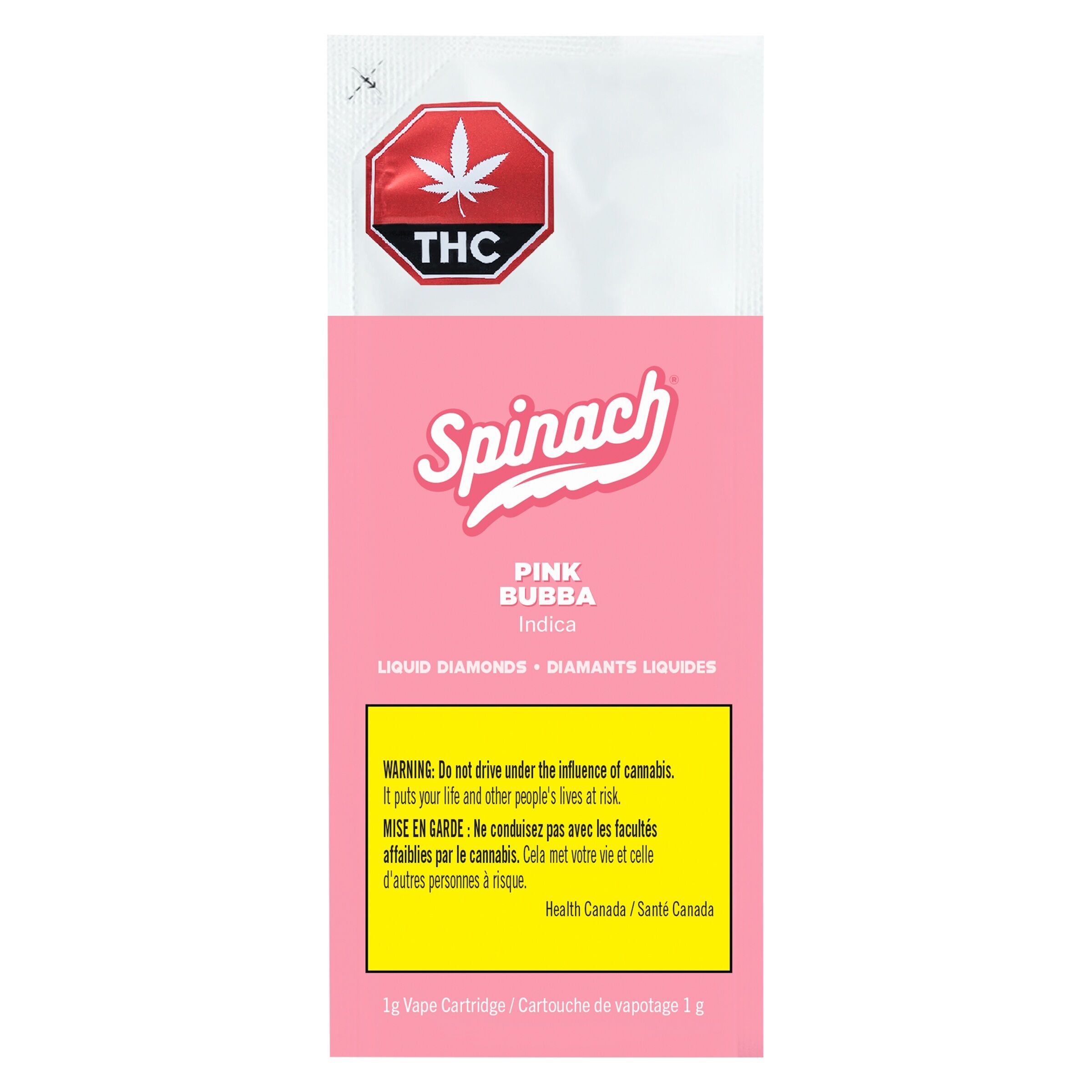 Pink Bubba Liquid Diamonds 510 Thread Cartridge