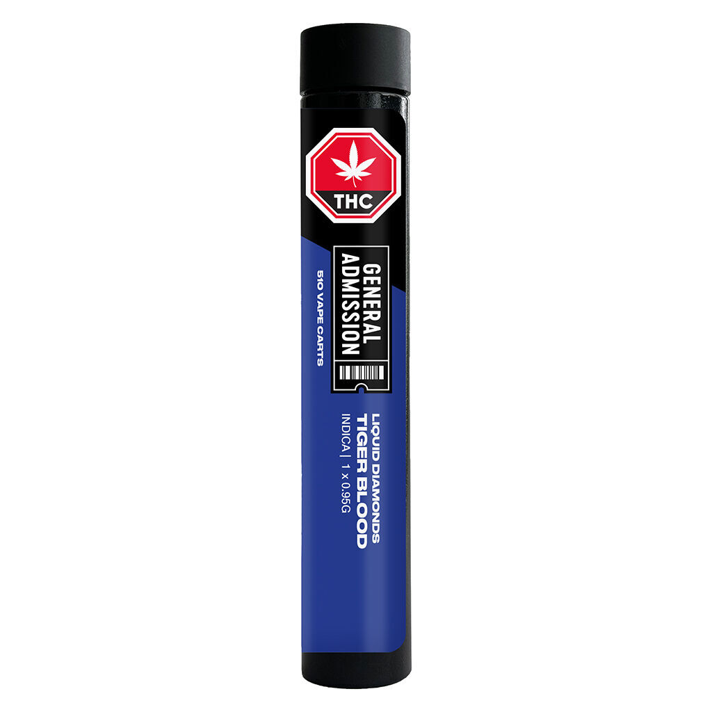 Tiger Blood Liquid Diamond 510 Thread Vape Cartridge