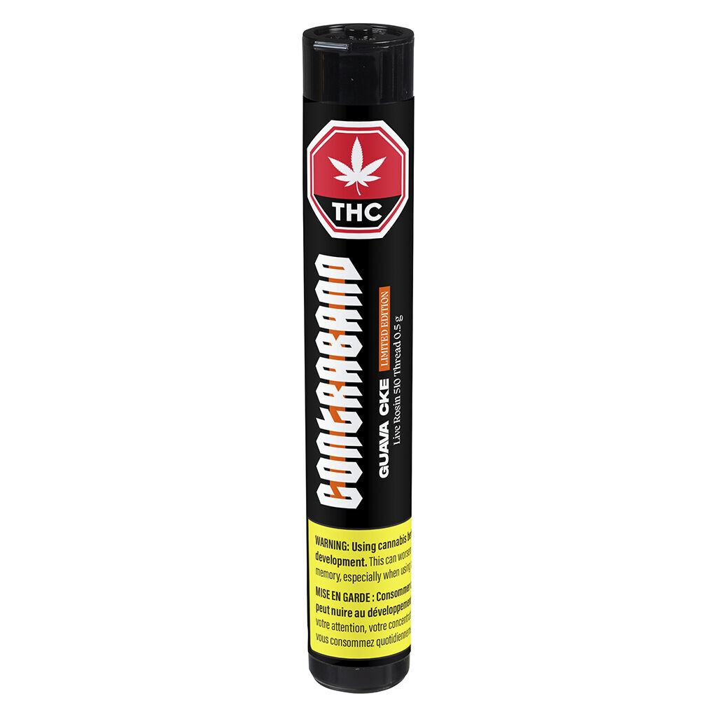 Contraband Live Rosin Guava CKE 510 Thread Cartridge