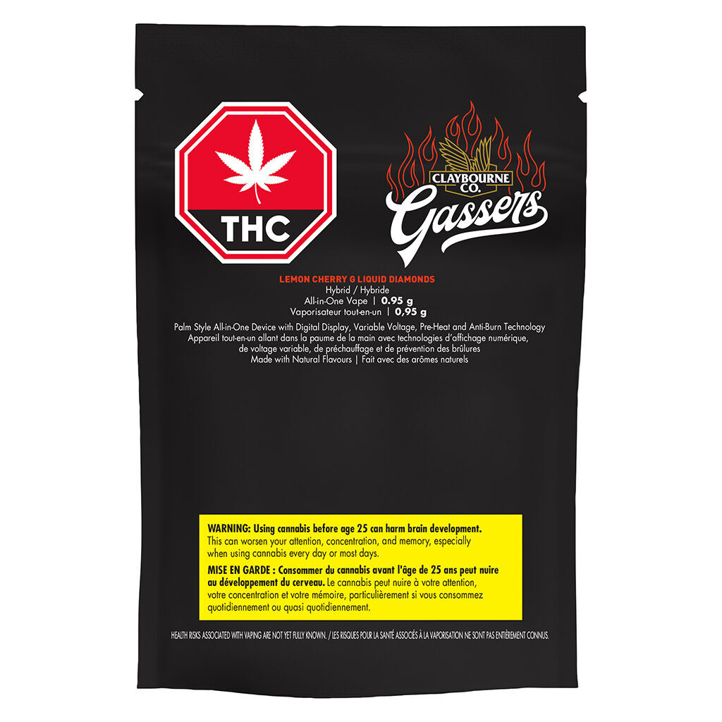 Gassers Lemon Cherry G Liquid Diamonds AIO