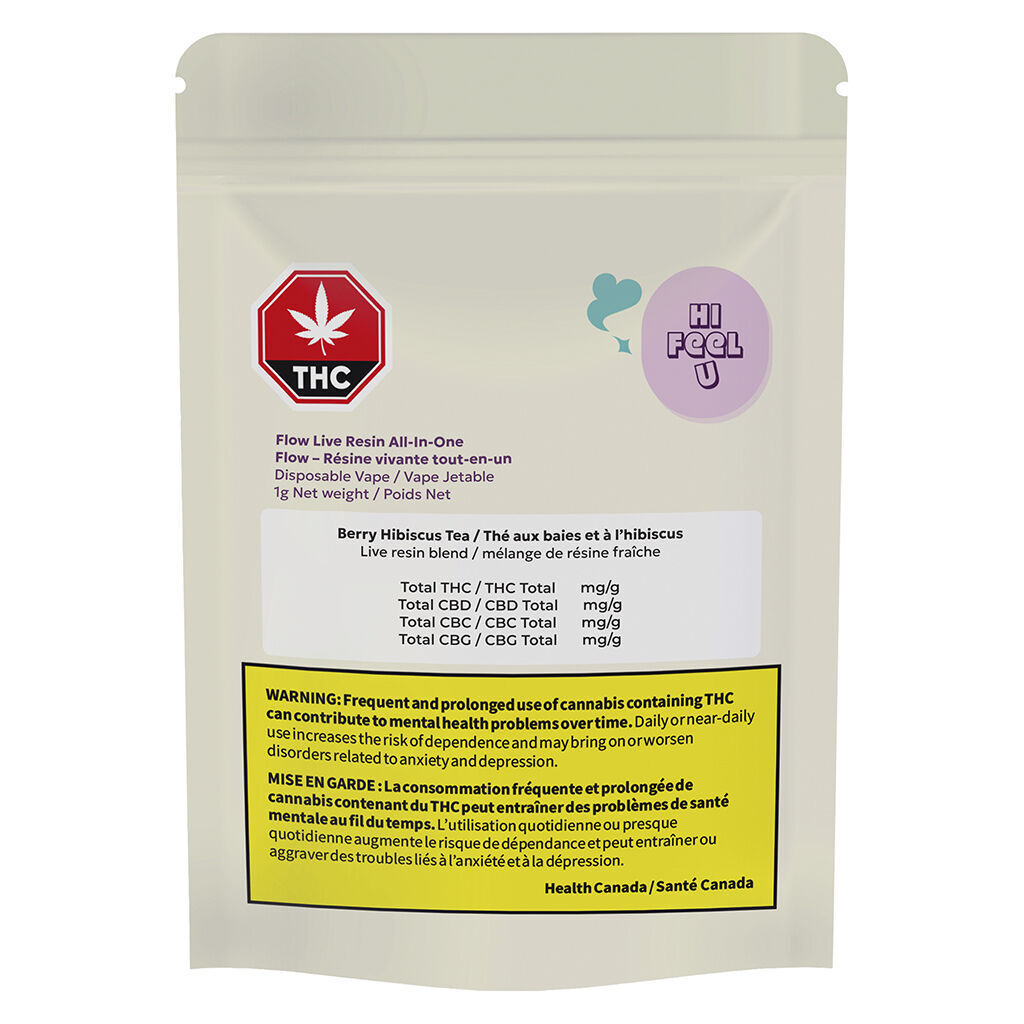 Flow Live Resin All-In-One (Berry Hibiscus Tea)