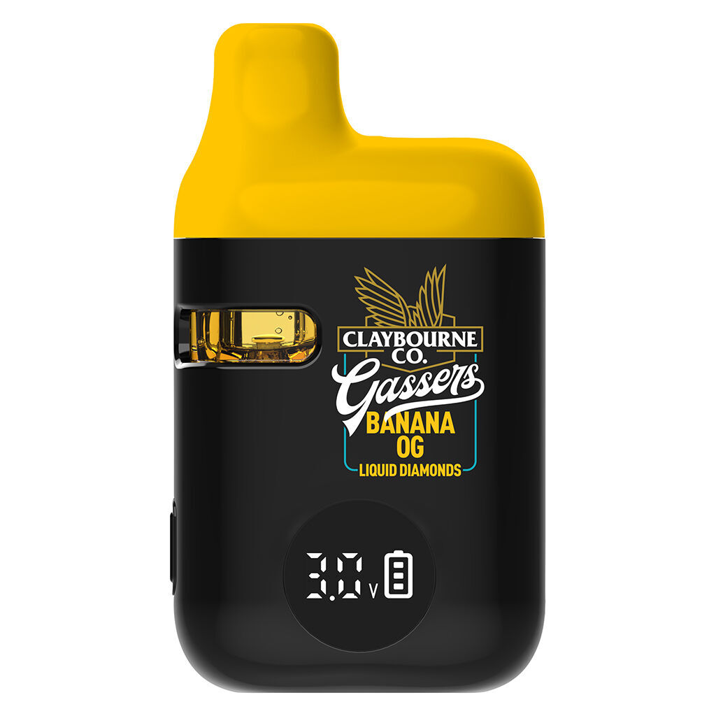 Claybourne - Gassers Banana OG Liquid Diamonds AIO