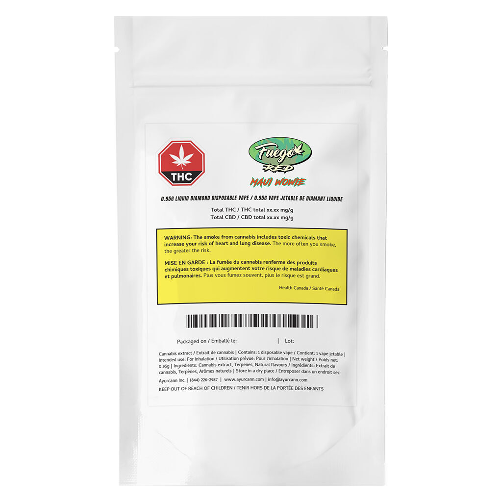Maui Wowie Liquid Diamond Disposable AIO