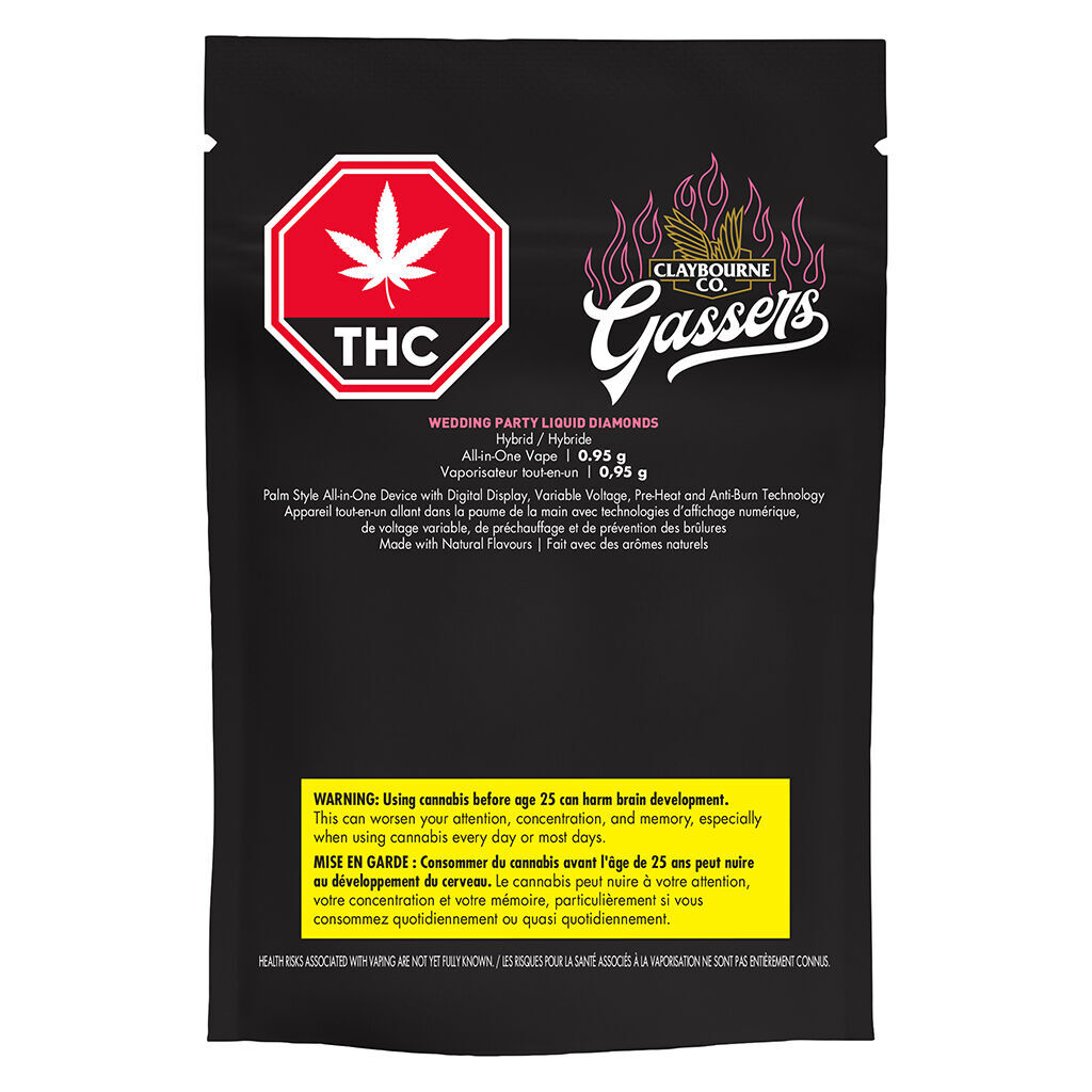 Gassers Wedding Party Liquid Diamonds AIO