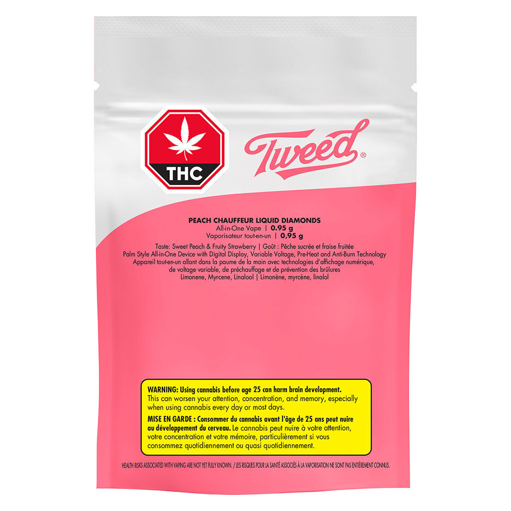 Peach Chauffeur Liquid Diamonds AIO