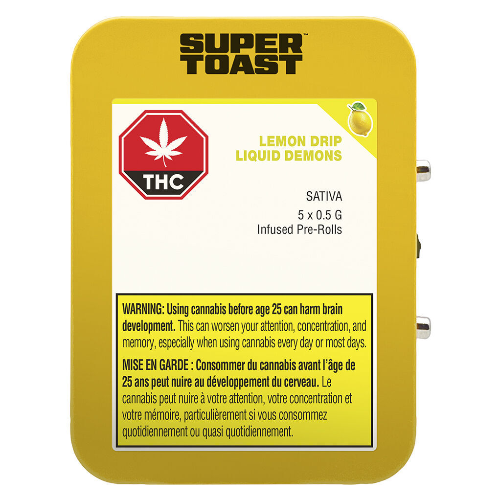 Lemon Drip Liquid Demons Infused Pre-Roll