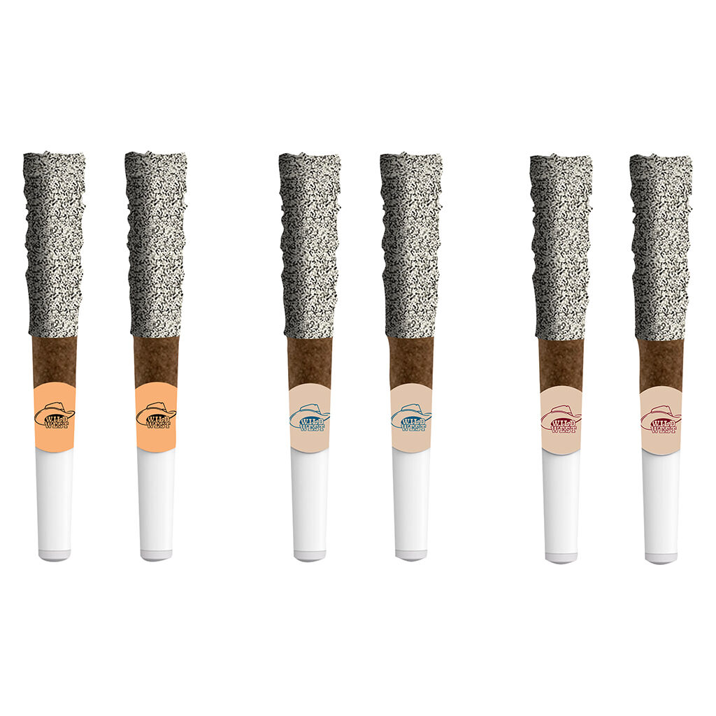 Wild West - 60+ Diamond Dipped Blunt Variety Pack 6x0.5g Pre-Rolls Main Image