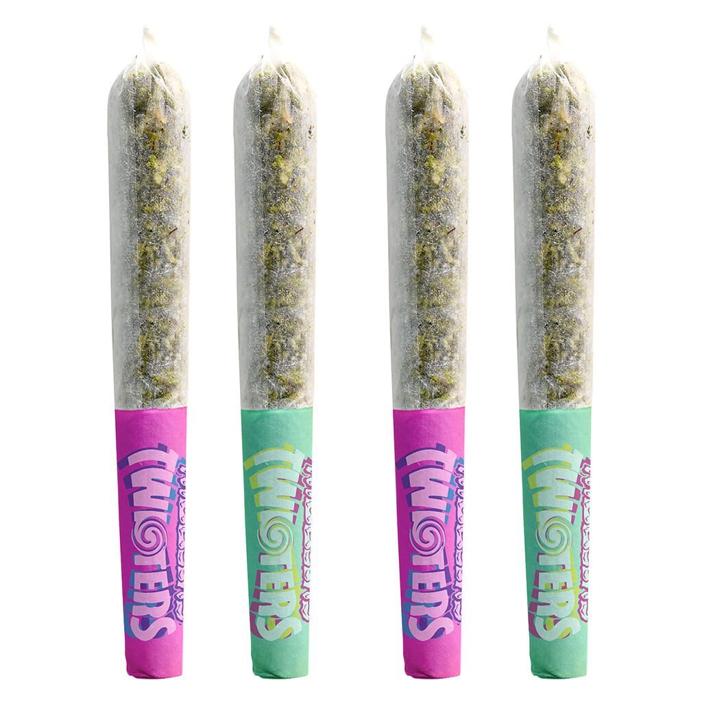 Rizzlers - Twisters - Tropicoco & Watermelon Razzler Infused 2x0.5g Pre-Rolls Main Image