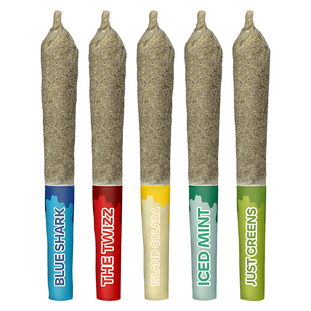 Sticky Greens - Five Of Diamonds - Liquid Diamond Double Infused Pre-Roll - 5x0.5g