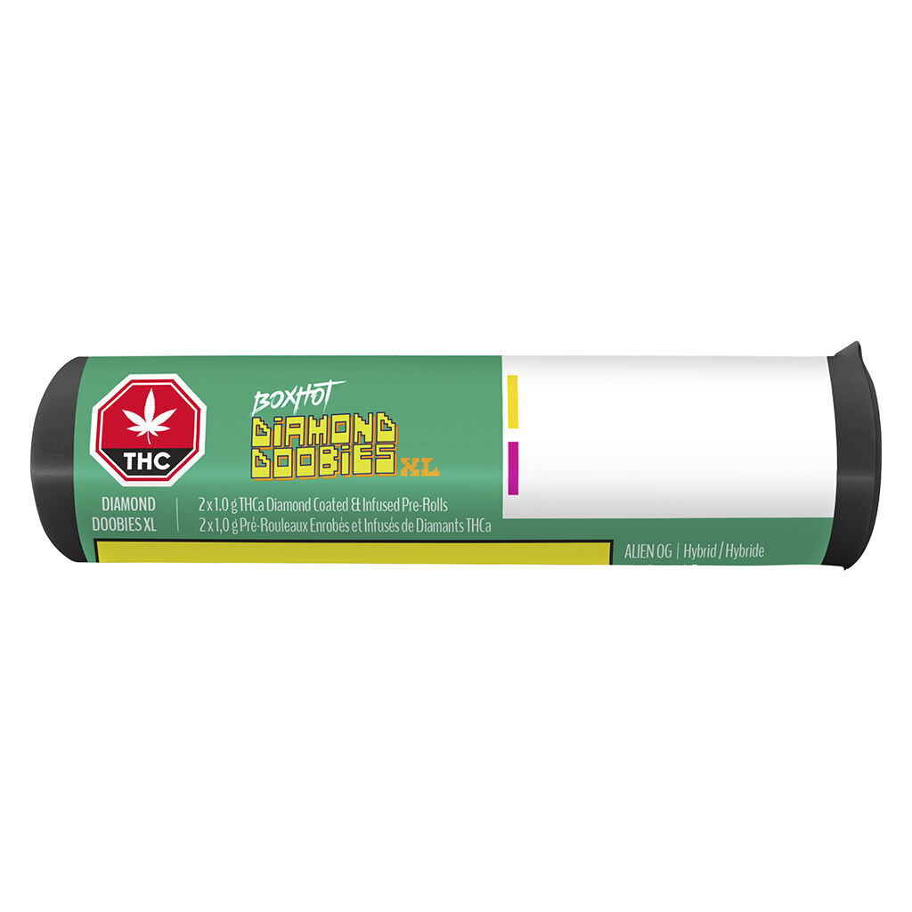 Alien OG + Peach OG THCa Coated Infused Pre-Roll