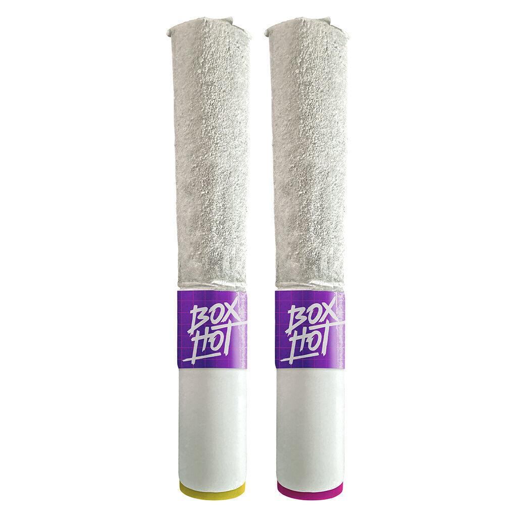 BOXHOT - Alien OG + Peach OG THCa Coated Infused Pre-Roll