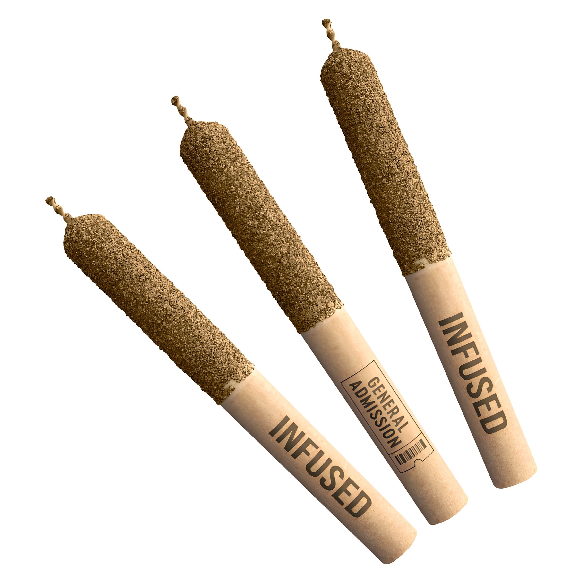 General Admission - Grape Grenade Diamond Infused Pre-Roll - 3x0.5g