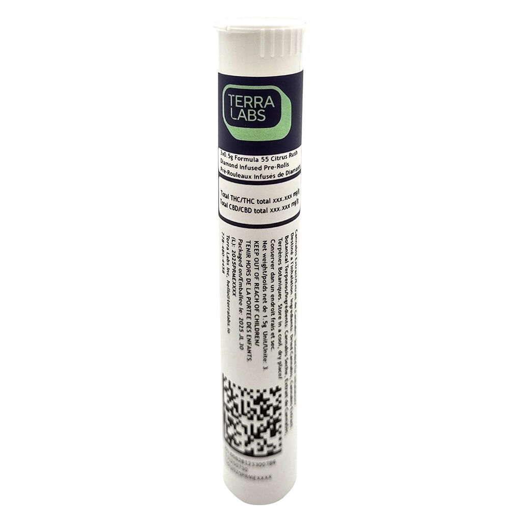 Formula 55 Citrus Rush Diamond Infused Pre-Roll
