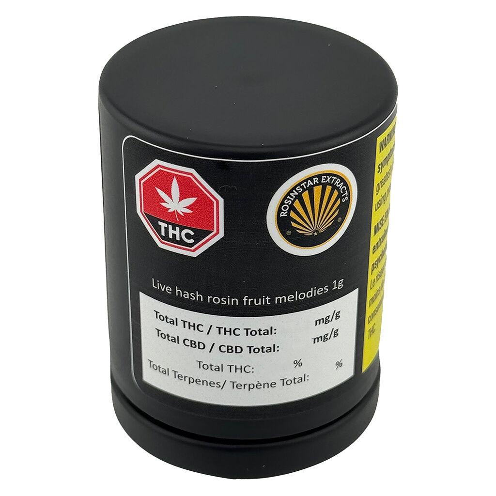 Live hash rosin fruit melodies