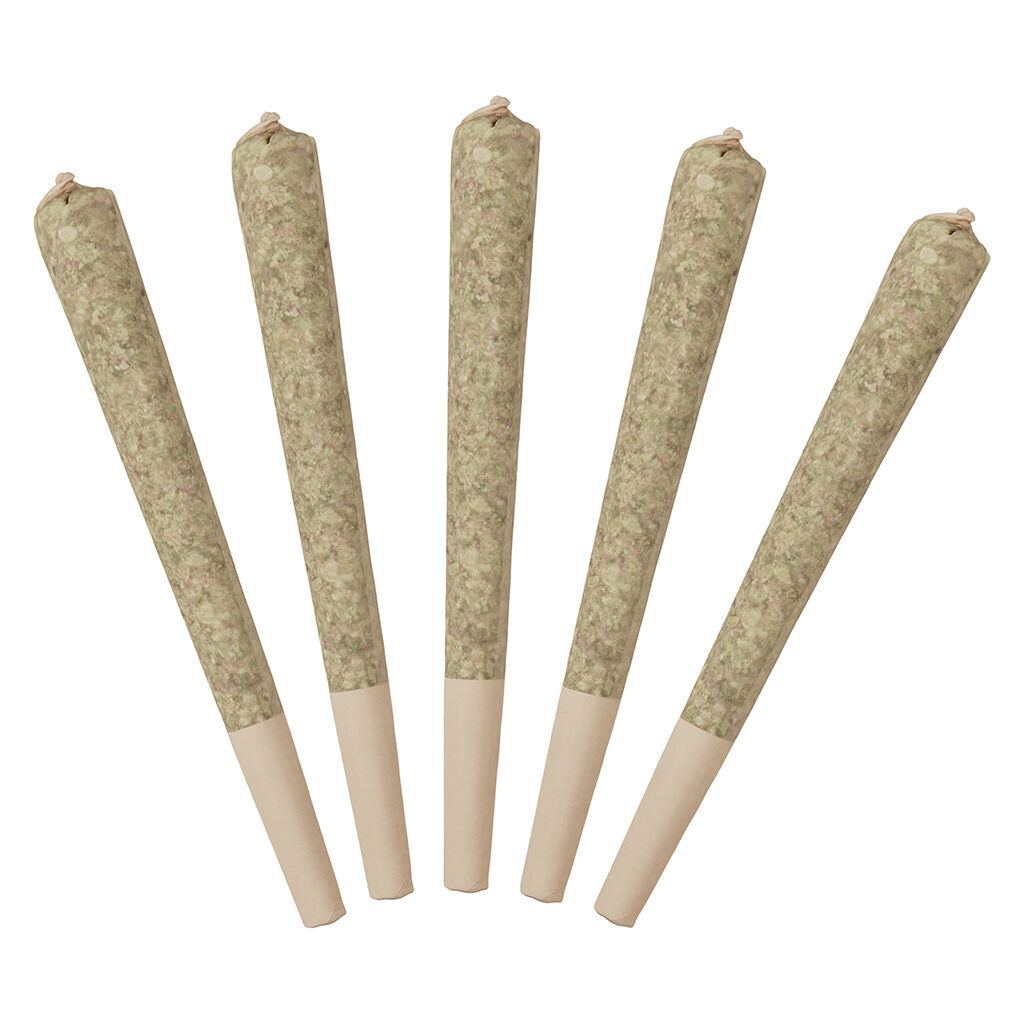 Sour Raspberry Distillate Infused Pre-Rolls - Sativa - 5x0.5g