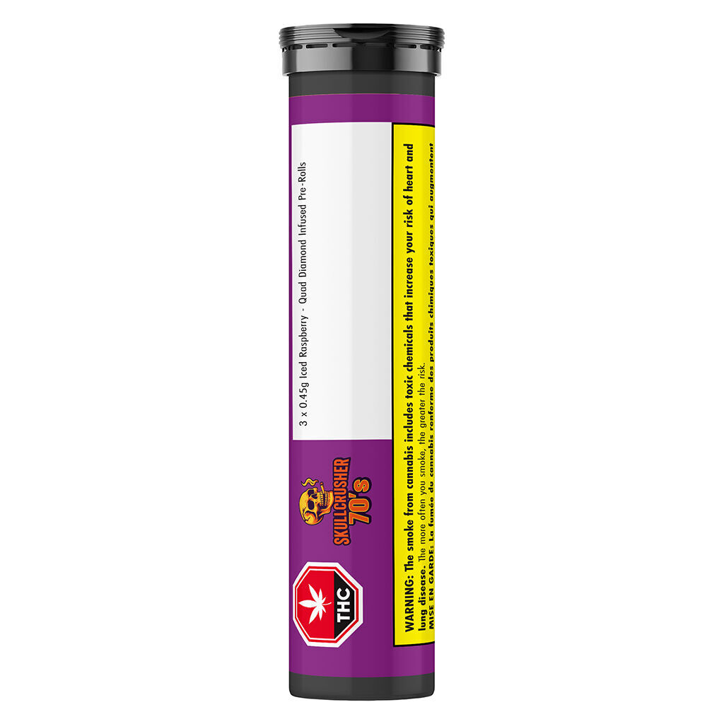 Iced Raspberry - Quad Diamond Infused Pre-Roll