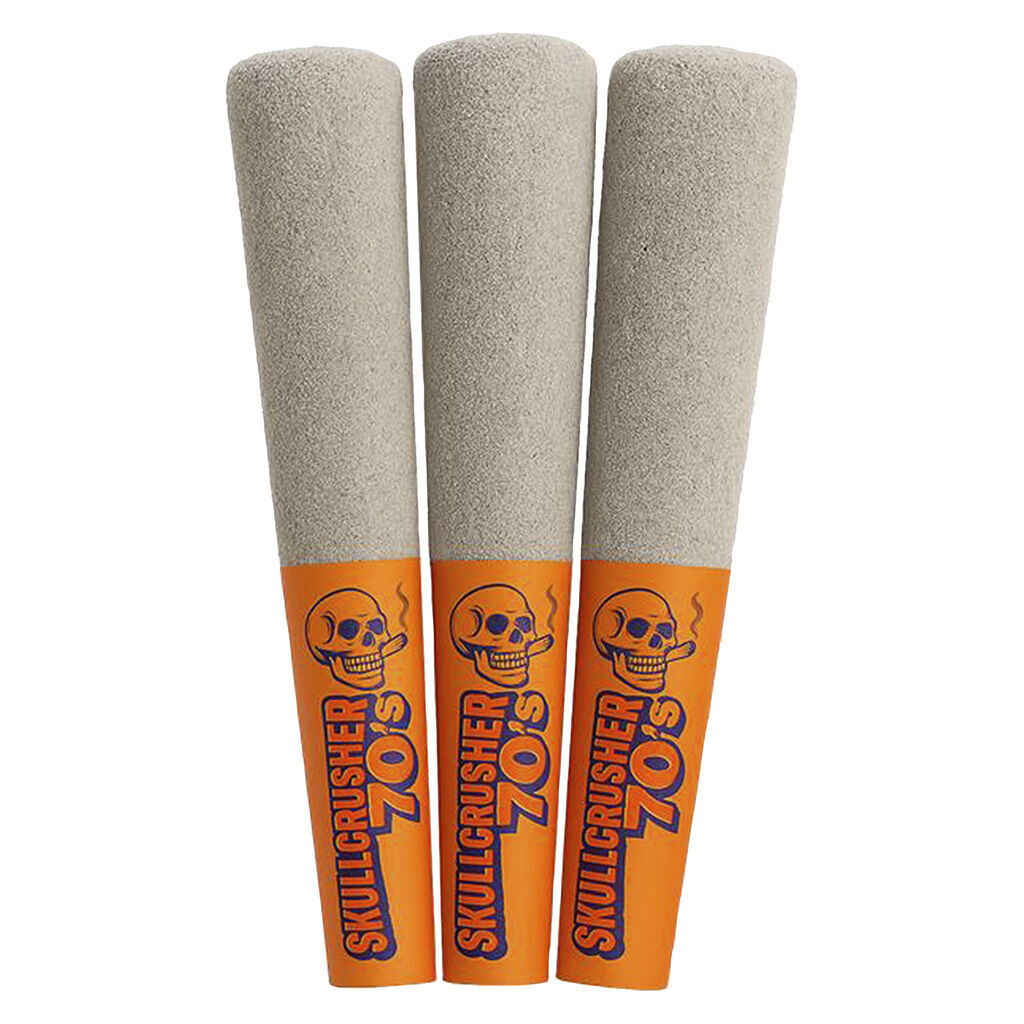 Skullcrusher 70's by RAD - Iced Orange - Quad Diamond Infused Pre-Roll