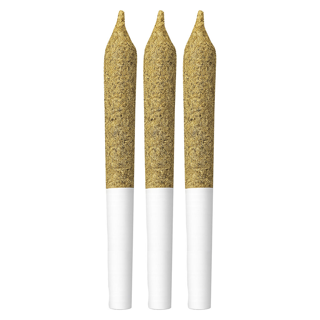 Blue Razz Cranked Liquid Diamond + Kief Coated Pre-Roll