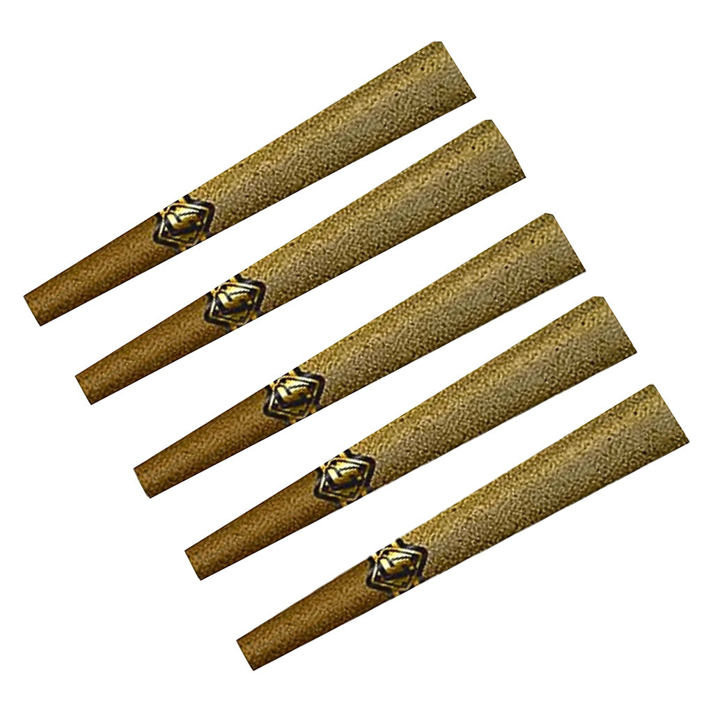 Bubble Bath Hash & Diamond Infused Kief Coated Mini Blunts 5x0.5g Pre-Rolls