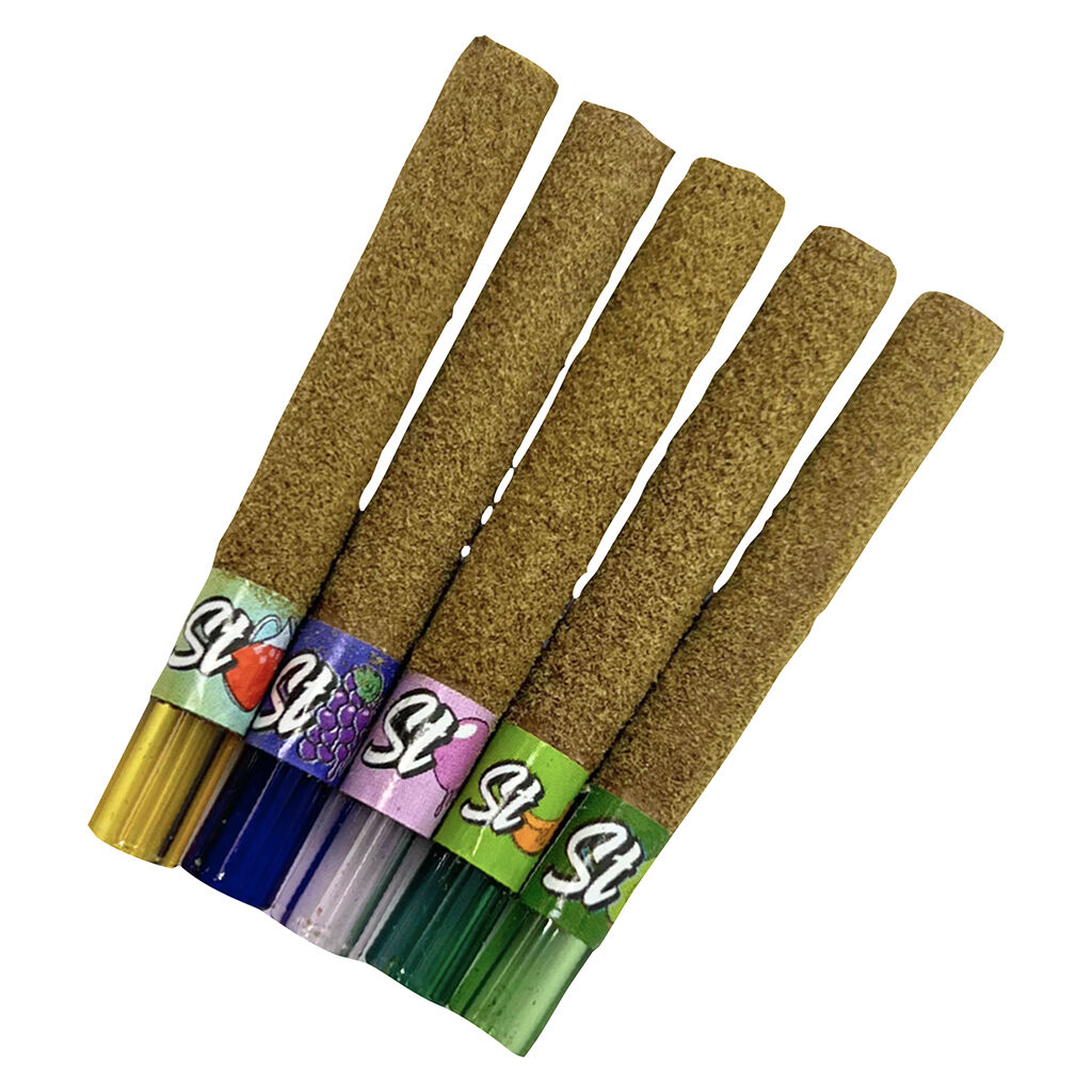 Status - Liquid Diamond Infused Kief Coated Blunt Mix Pack 5x0.5g Pre-Rolls Main Image