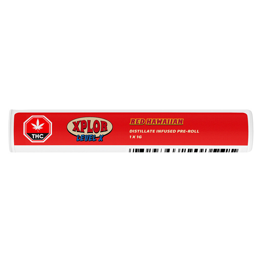 Red Hawaiian Distillate Infused Pre-Roll