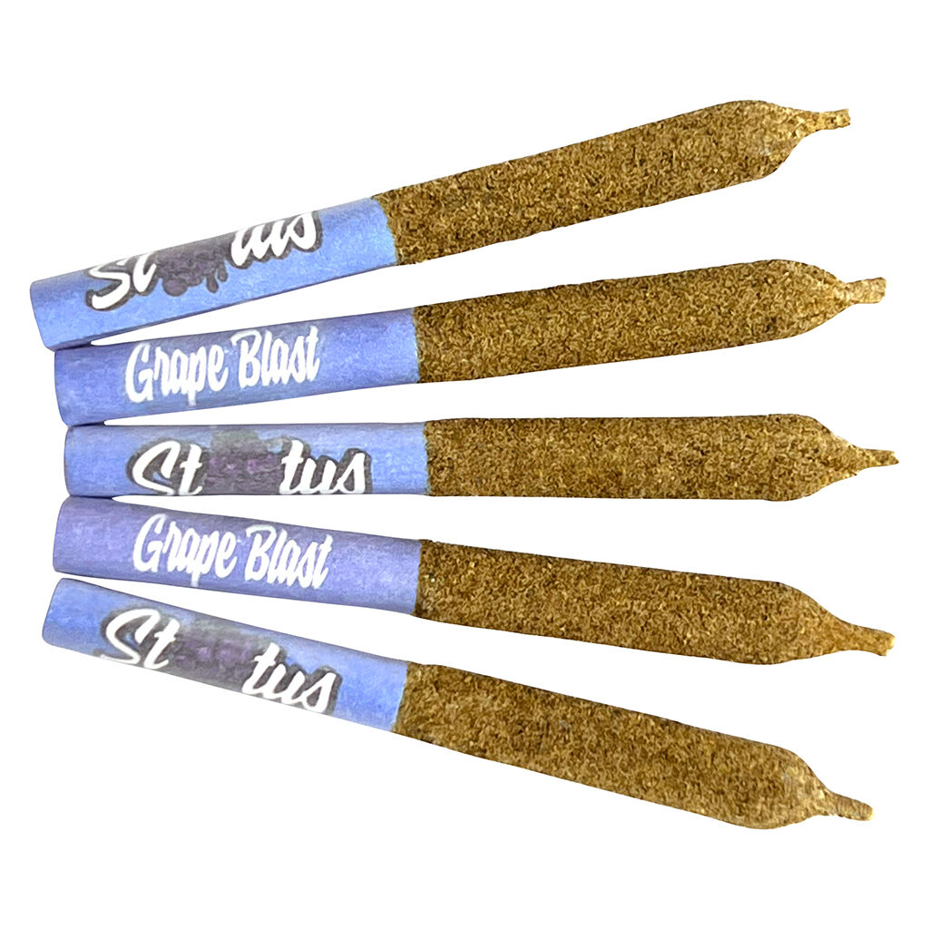 Grape Blast Liquid Diamond Infused Kief Coated 5x0.25g Pre-Rolls
