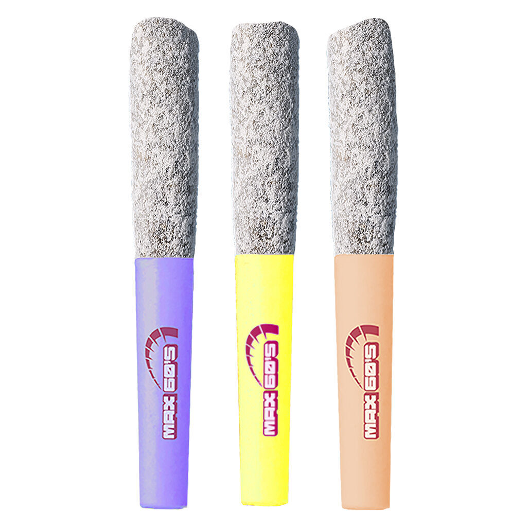 Max 60's Triple Diamond Infused Pre-Roll- Rowdy Variety Pack - 3x0.45g
