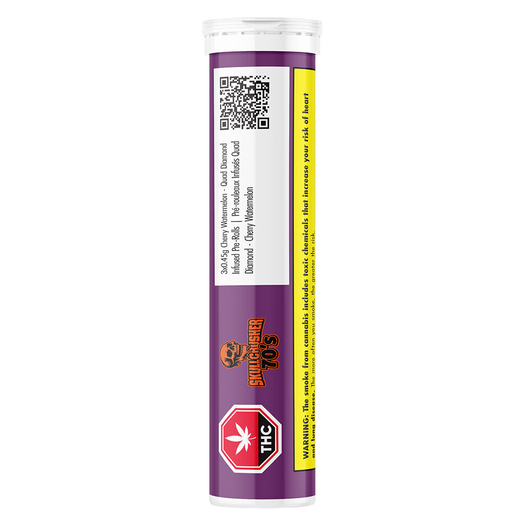 Cherry Watermelon- Quad Diamond Infused Pre-Roll