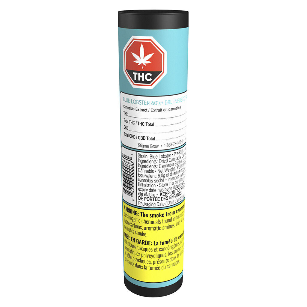 Blue Lobster 60's+ Dbl Infused Pre-roll