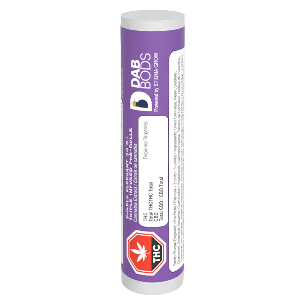 Purple Elephant 50’s+ Triple Infused Pre-Roll