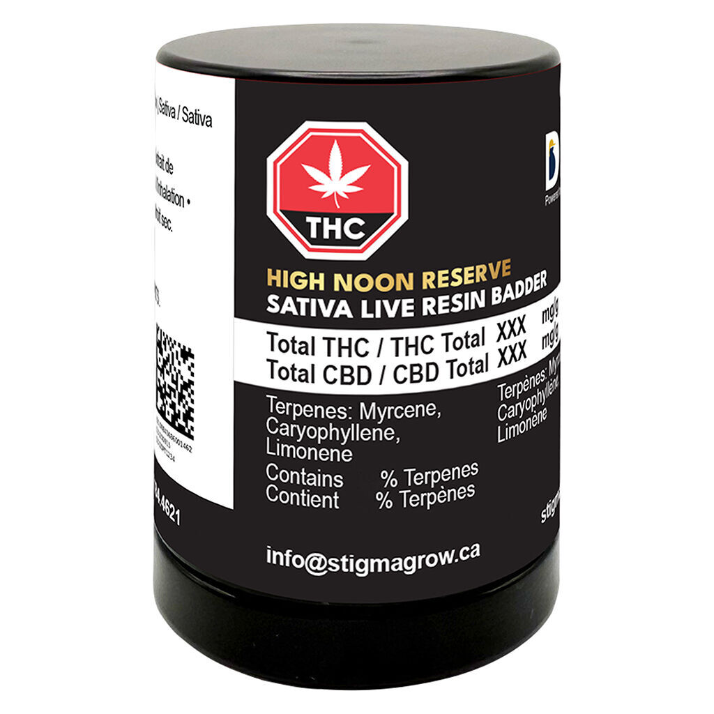 High Noon Reserve Sativa Live Resin Badder