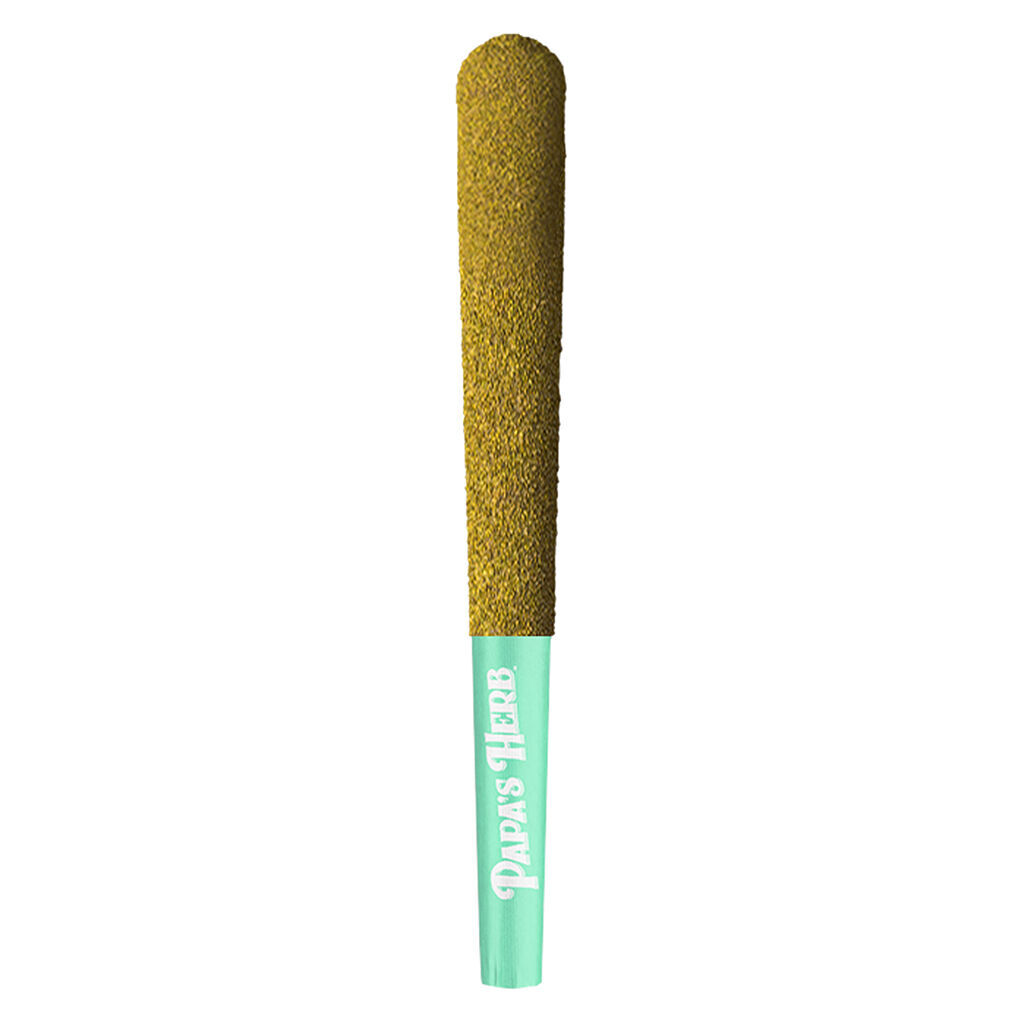 PAPA'S HERB - CttnCndy Grape Kief Coated Diamond Infused 1x0.5g Pre-Roll Main Image