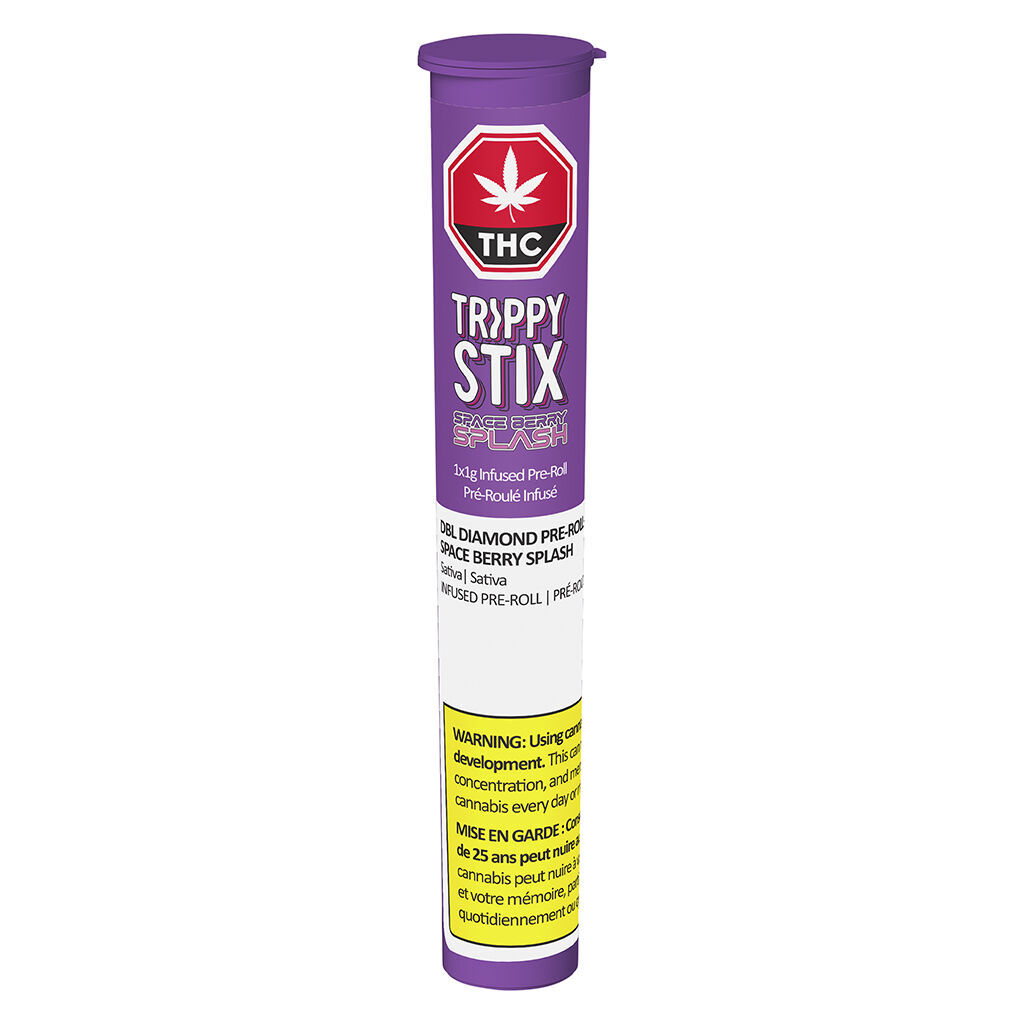 Trippy Stix DBL Diamond Pre-Roll - Space Berry Splash