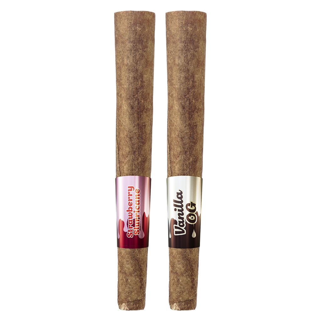 Strawberry Slurricane + Vanilla OG infused Blunts