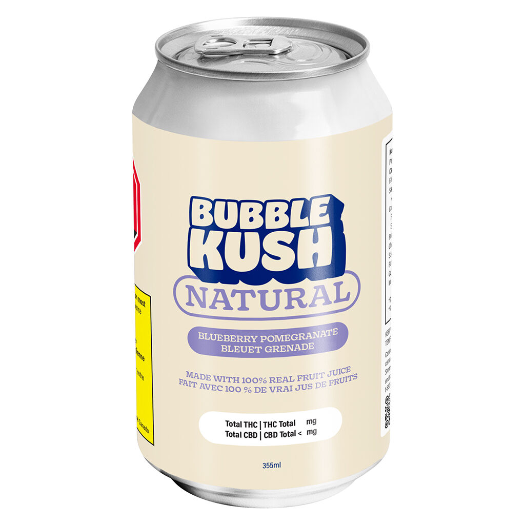 Bubble Kush - Natural - Blueberry Pomegranate 355ml Main Image