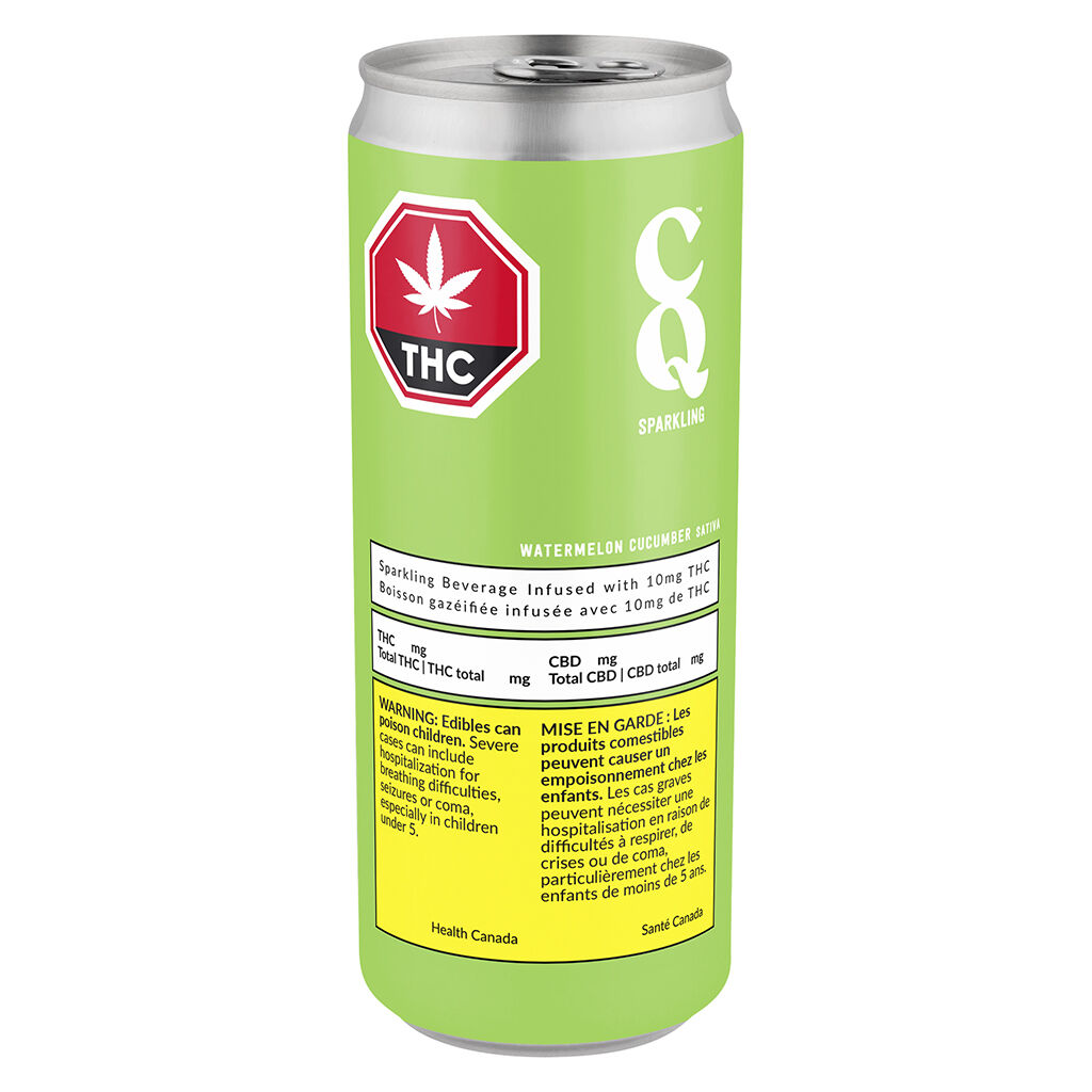 CQ Sparkling - Watermelon Cucumber Sativa 355ml Main Image