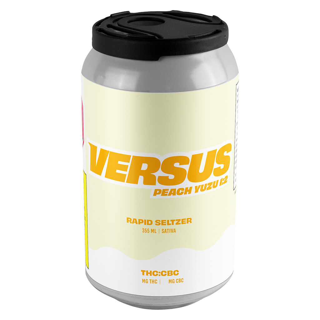 Peach Yuzu 1:2 THC/CBC Rapid Seltzer