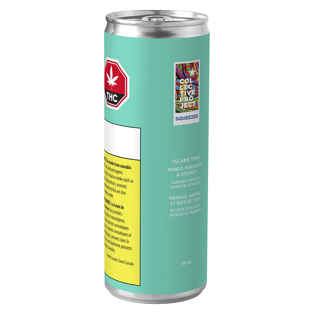 Island Time (Mango Pineapple & Coconut) Sparkling Juice 355ml