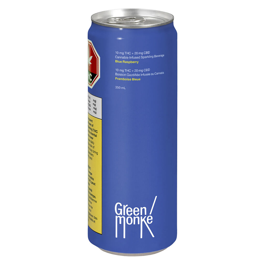 Green Monke - Blue Raspberry 350ml Main Image