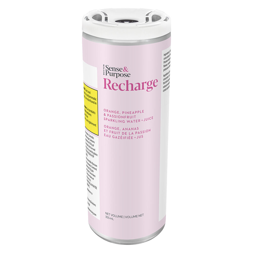 Recharge: OrangePineapplePassionfruit Sparkling Water Juice