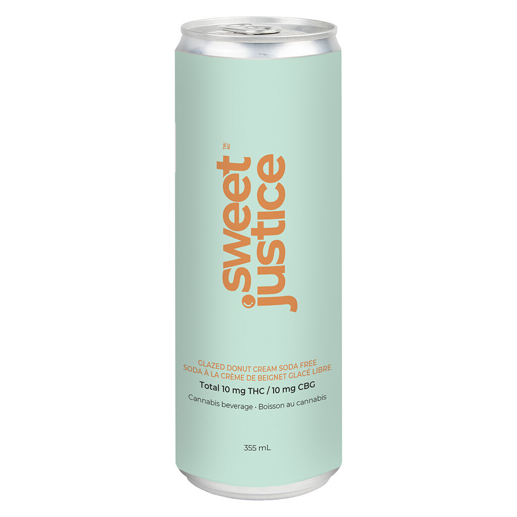 Sweet Justice - Glazed Donut Cream Soda Free 10 +10 CBG