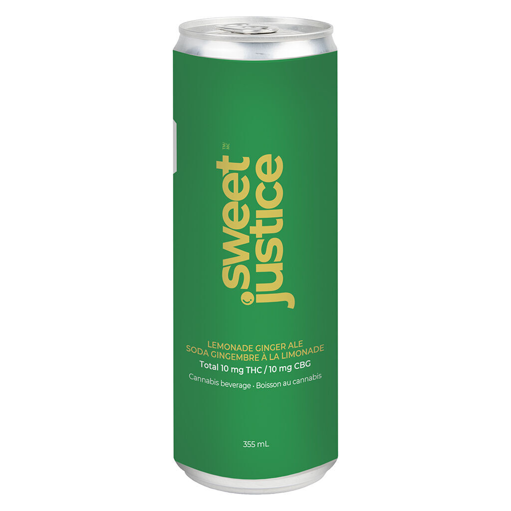 Sweet Justice - Lemonade Ginger Ale 10 + 10 CBG