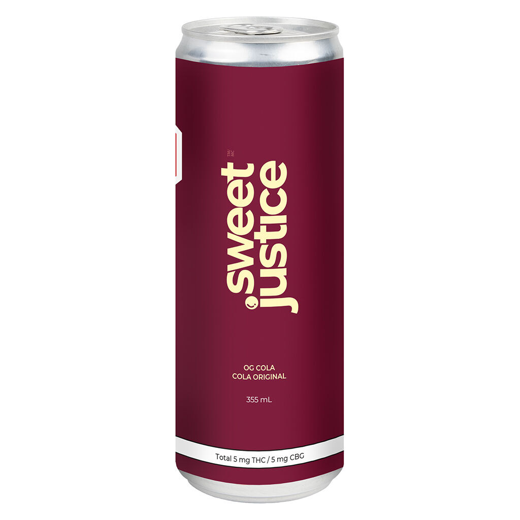 Sweet Justice - 1:1 THC:CBG OG Cola Beverage - Blend - 5mg THC | 5mg CBG