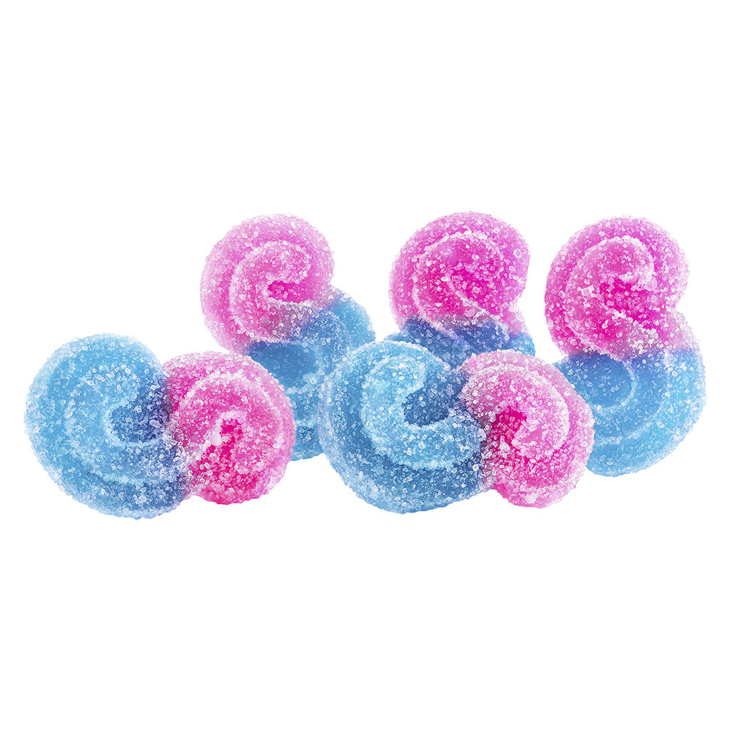 SOURZ by Spinach - Blue Raspberry Watermelon Indica 5 Pack Soft Chews